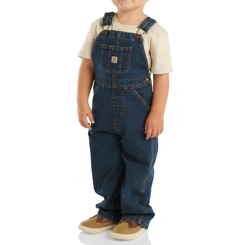 Carhartt Kids Washed Denim Bib Overalls